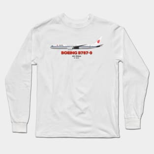 Boeing B787-9 - Air China Long Sleeve T-Shirt